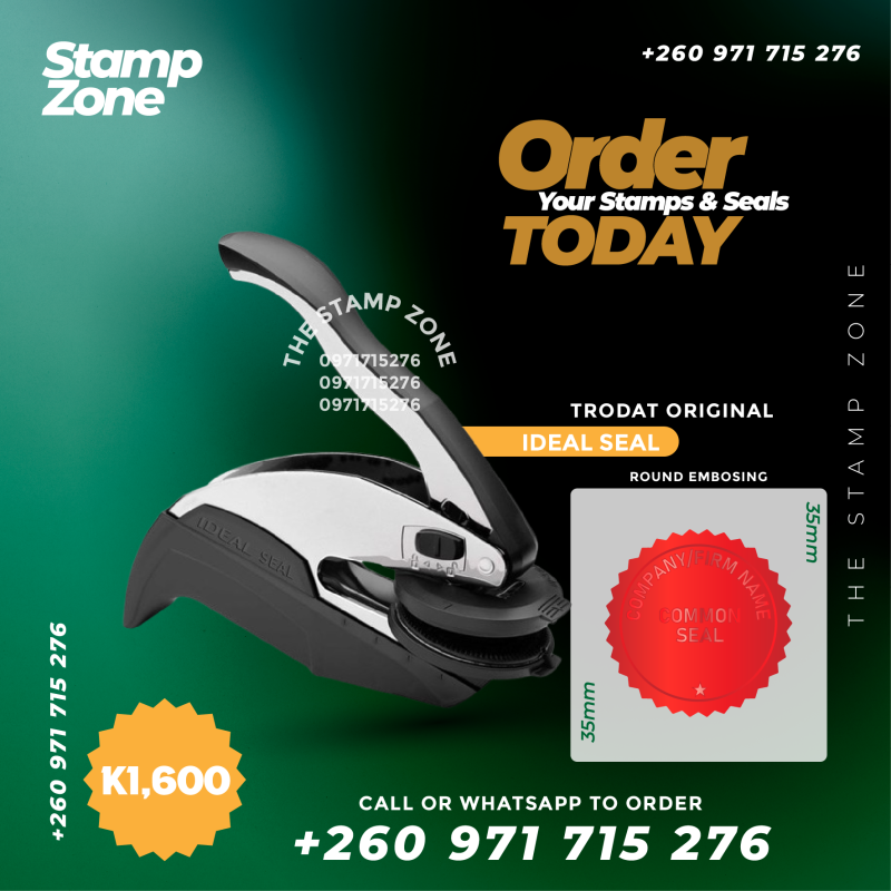 Trodat self-inking date stamps and common seals